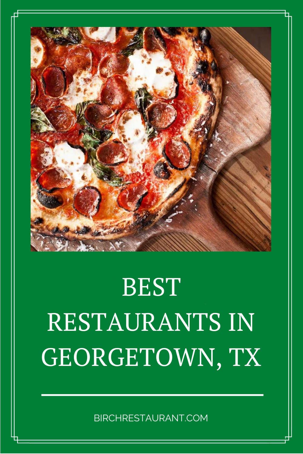 Restaurants in Georgetown, TX