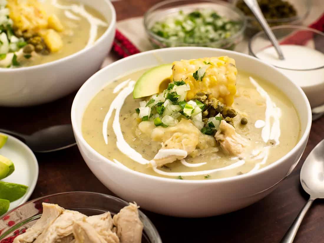 Colombian Chicken and Potato soup