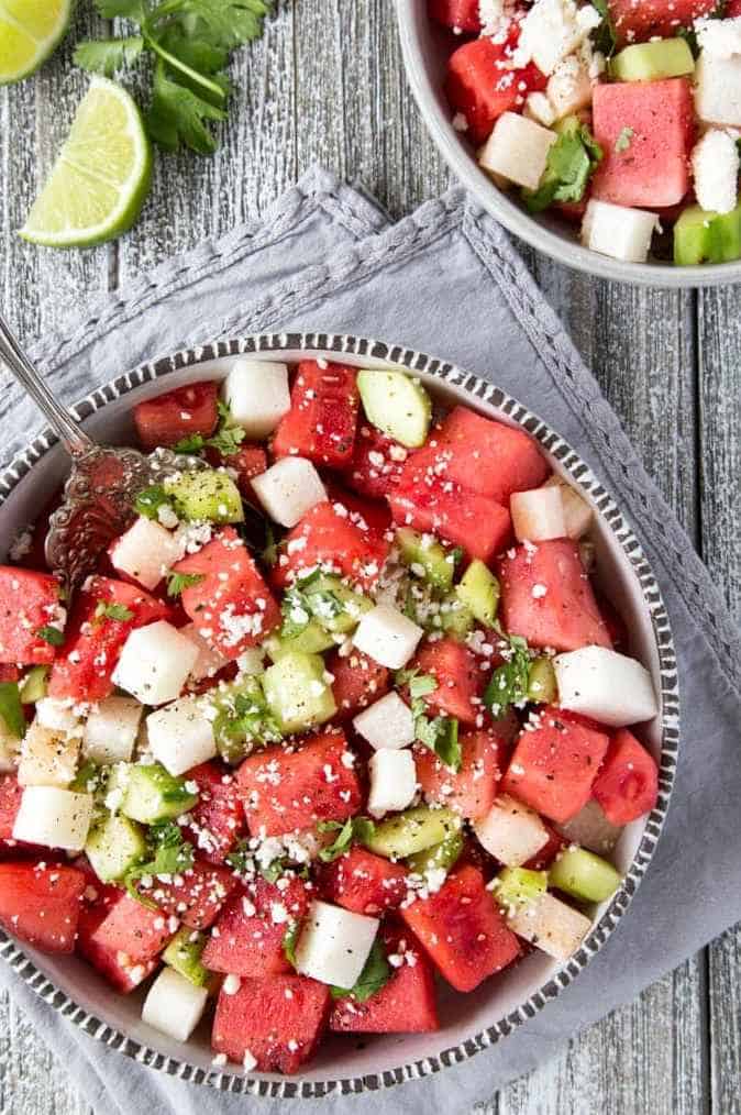 Mexican Watermelon Salad