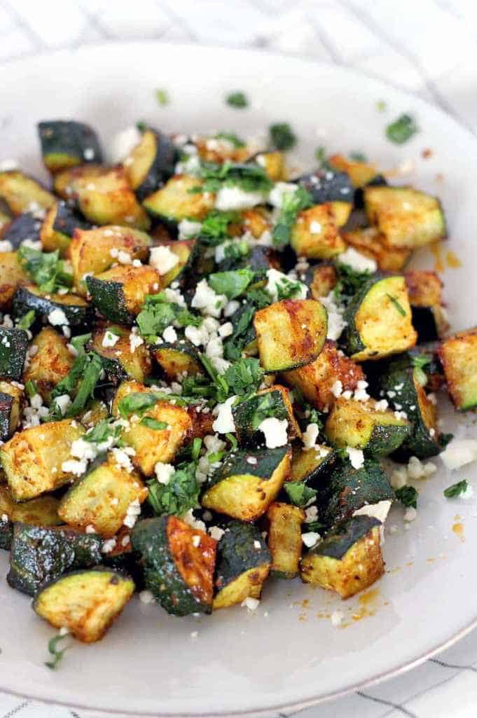 Mexican Roasted Zucchini