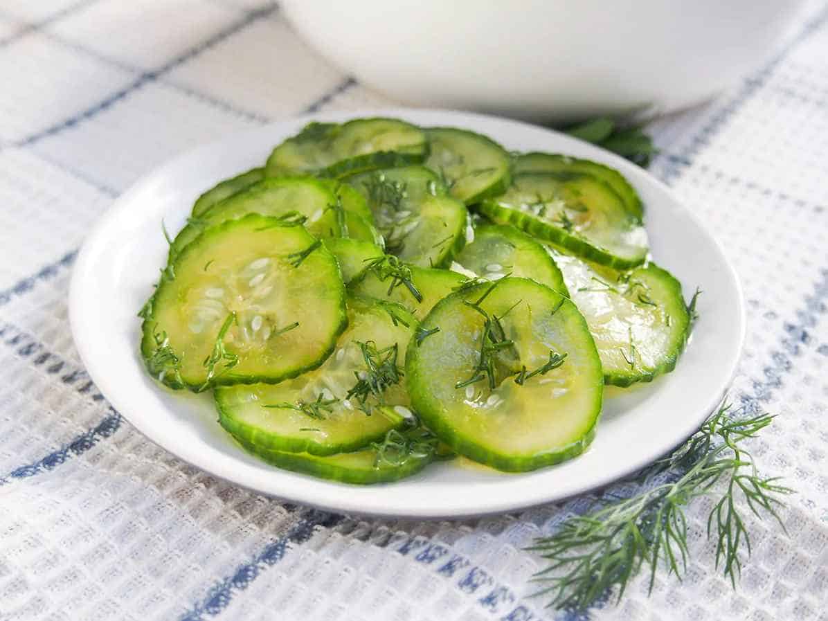 Pressed Cucumber Salad