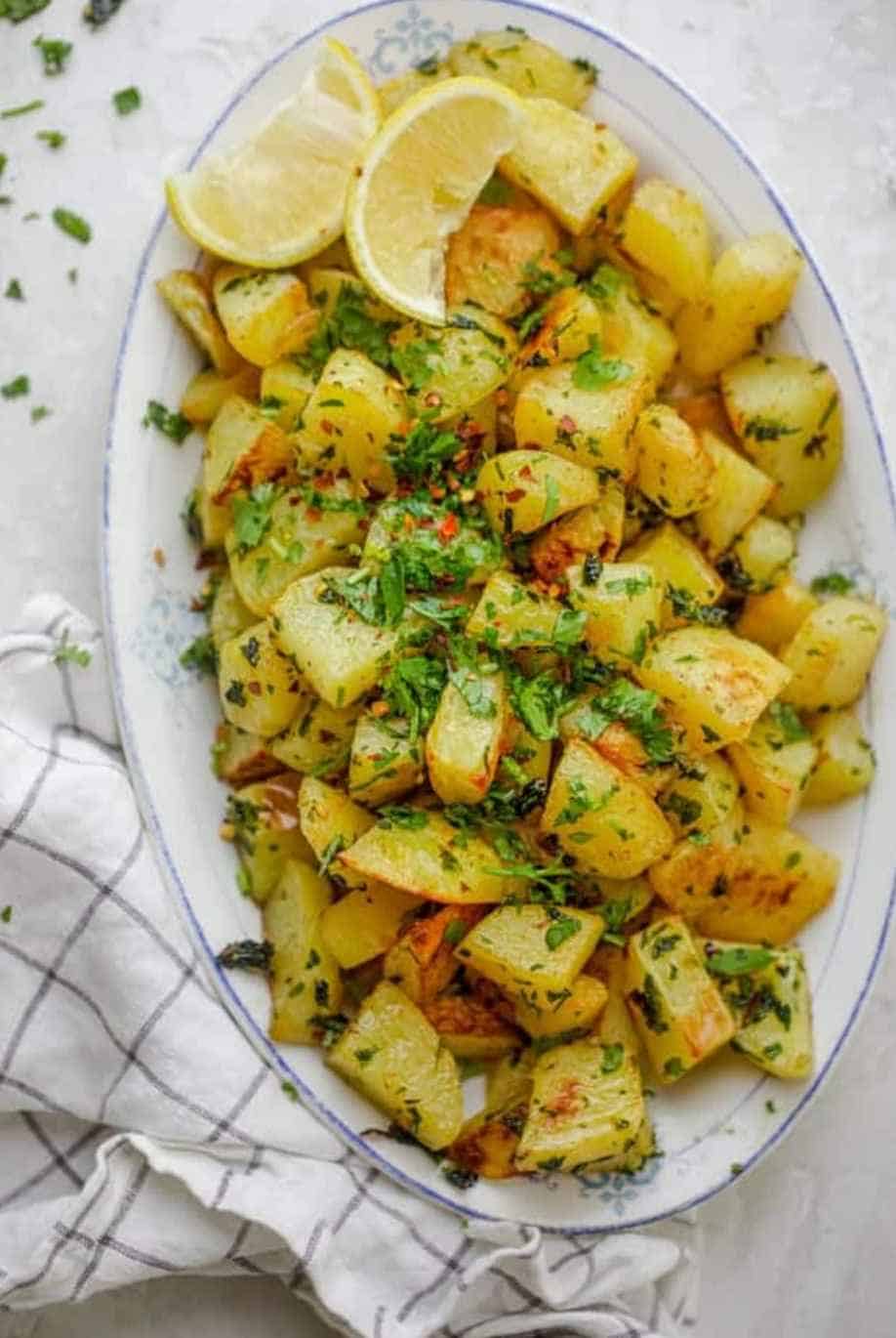 Lebanese Spicy Potatoes (Batata Harra)