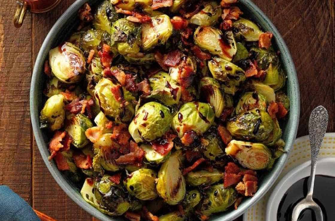 Roasted Brussels Sprout with Bacon