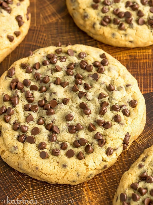 Bakery Style Chocolate Chip Cookies