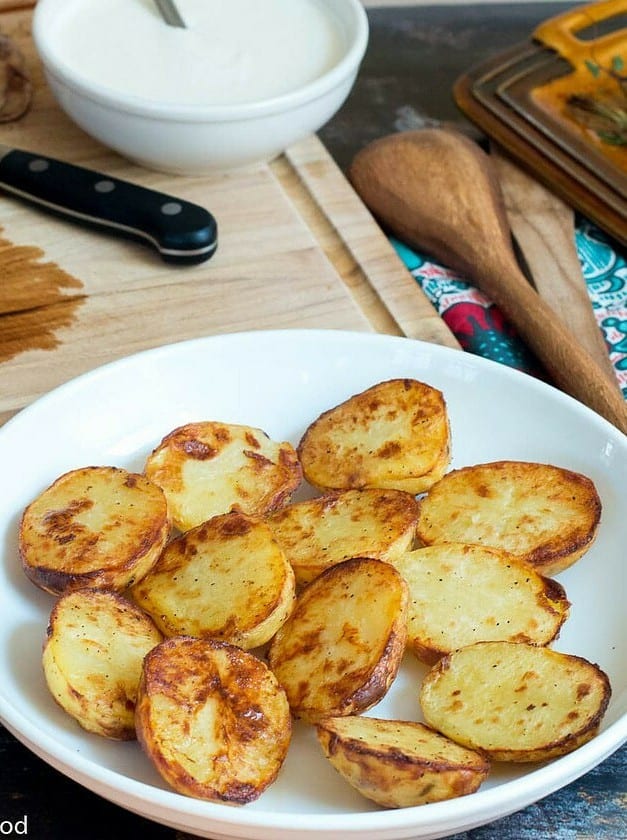 Crispy Oven Roasted Yukon Gold Potatoes