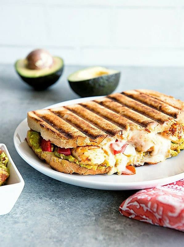 Southwest Avocado Chicken Panini