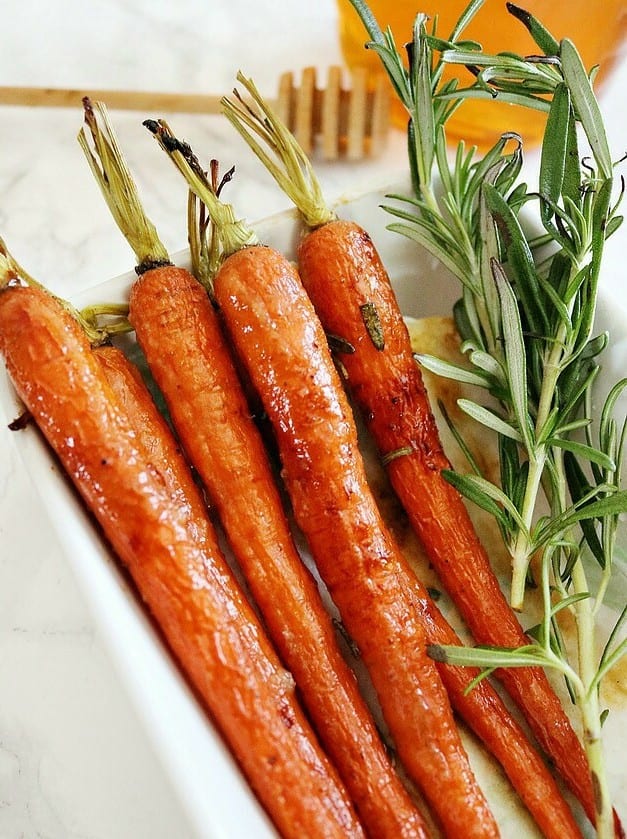 Rustic Honey Roasted Carrots