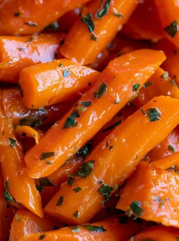 Honey Lemon Glazed Carrots