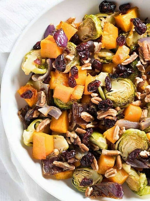 Cranberry Pecan Roasted Vegetables