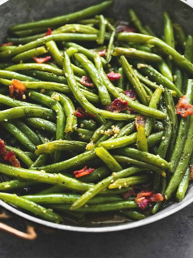 Brown Sugar Green Beans with Bacon