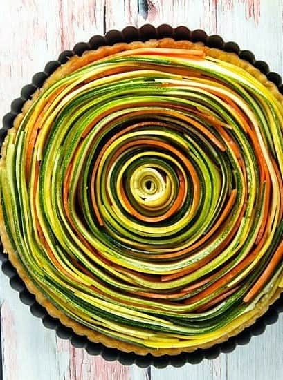 Spiral Vegetable Tart