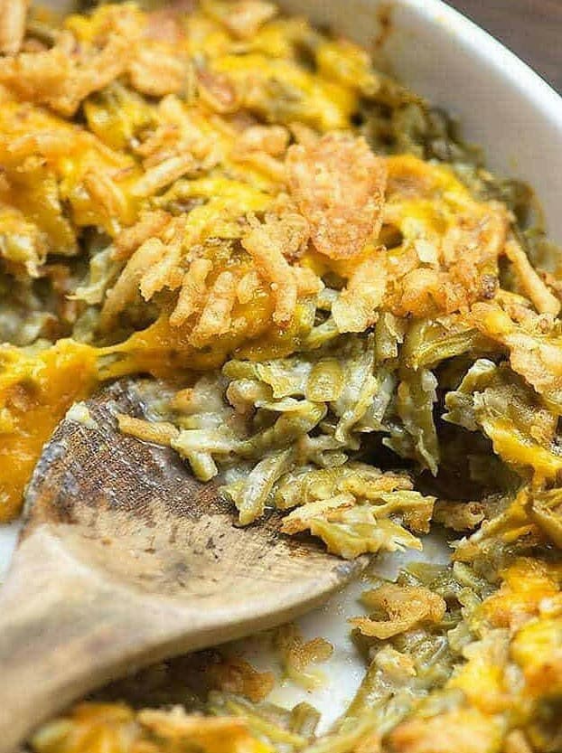 Green Bean Casserole with Bacon