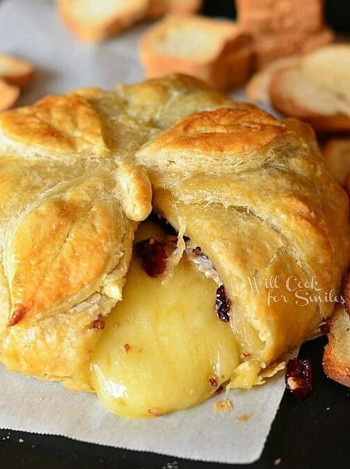 Cranberry Maple Baked Brie