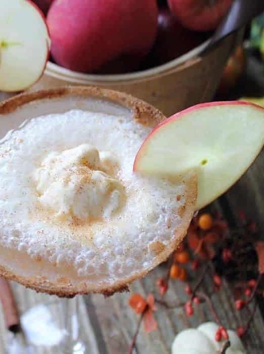 Apple Cider Float Cocktail