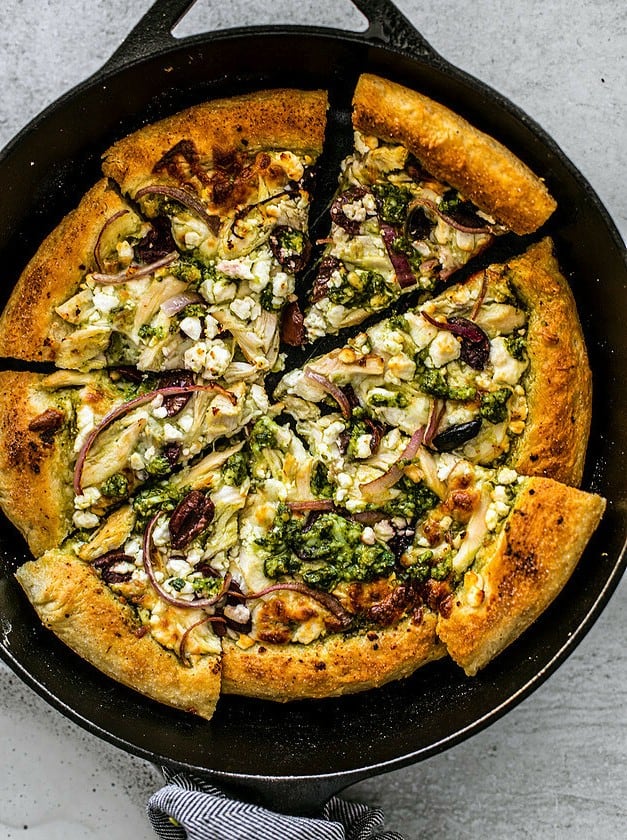 Pesto Chicken Pizza