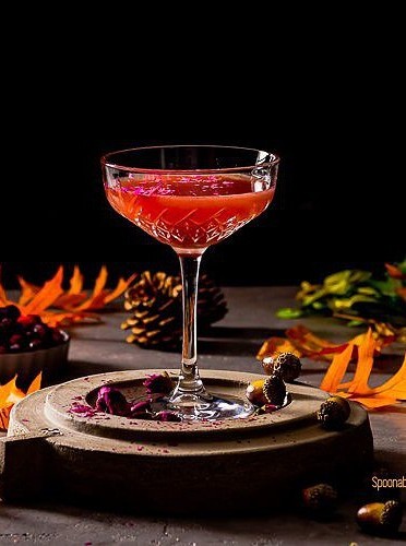 The Bloody Rose Martini