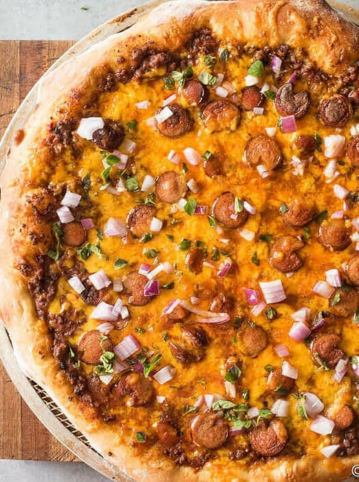 Chili Cheese Pizza