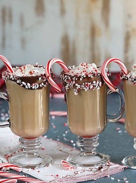 Boozy Peppermint Mocha Coffee