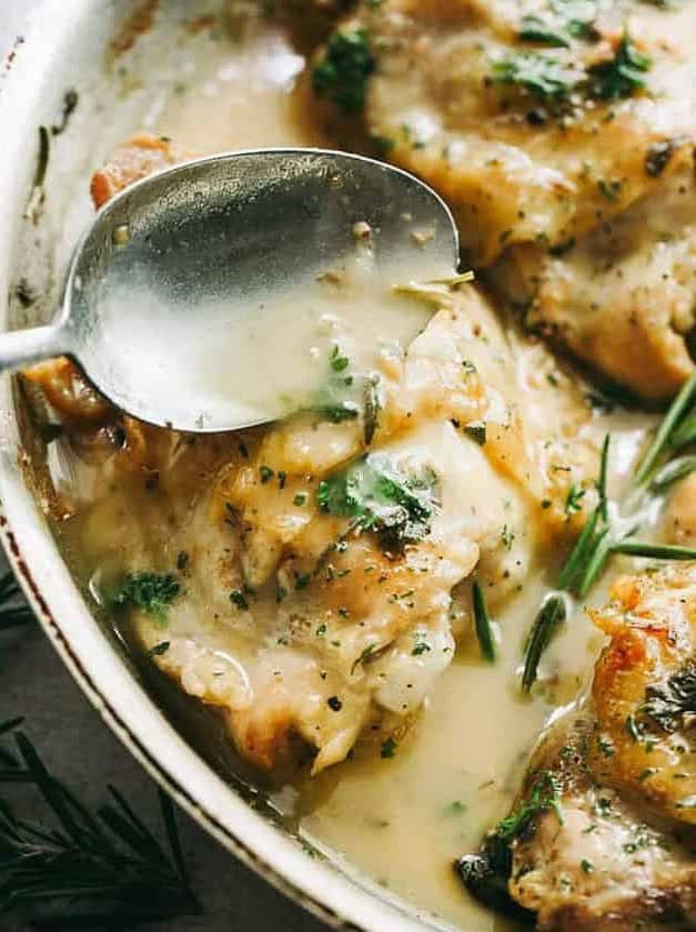 Garlic Sauce Chicken Thighs