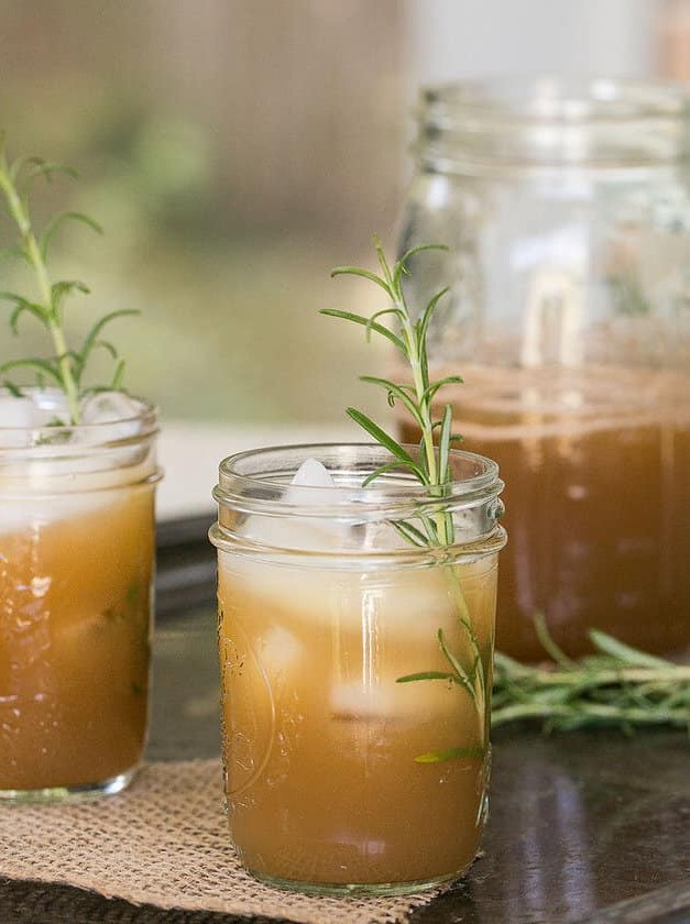 Apple Rosemary Whiskey Cocktail