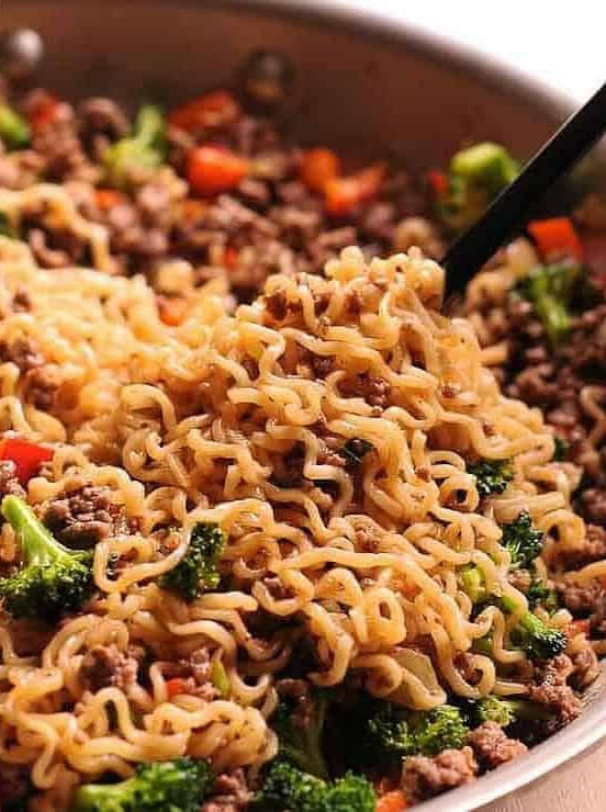 Healthy Beef Ramen Noodles