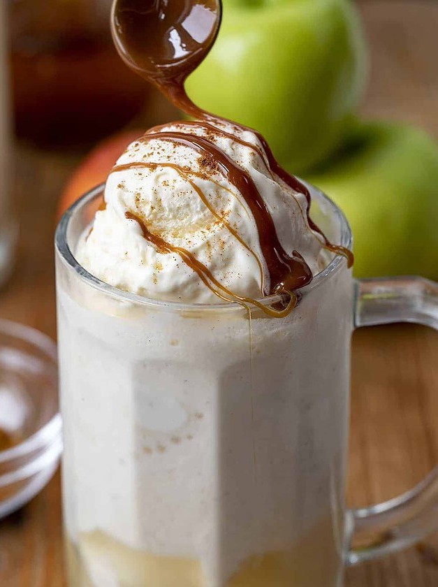 Caramel Apple Moonshine Float