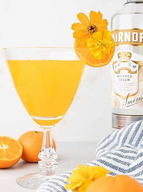 Clementine Creamsicle Martini