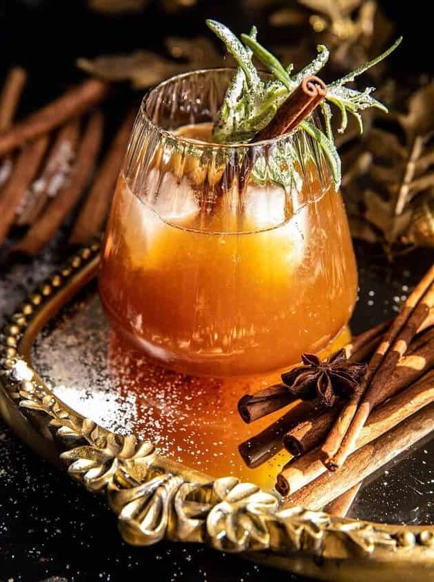 Vanilla Cinnamon Maple Whiskey Sour