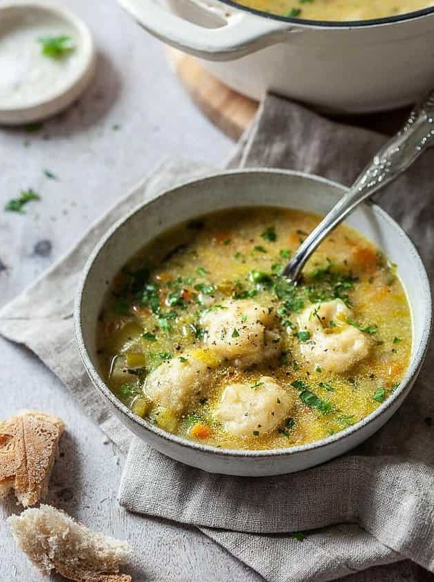 Vegetable Soup with Dumplings