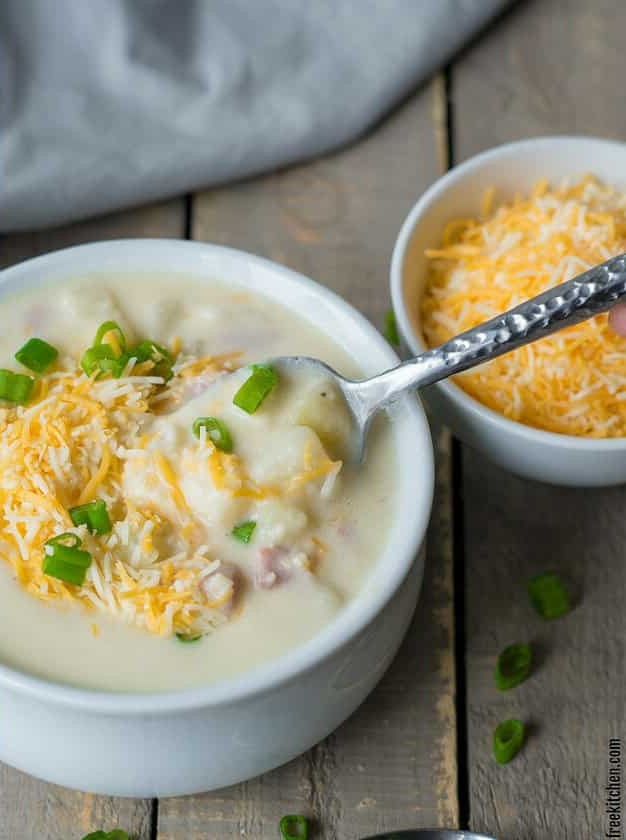 Gluten-free Loaded Baked Potato Soup