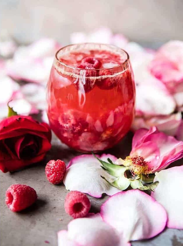 Raspberry Rose Tequila Kombucha