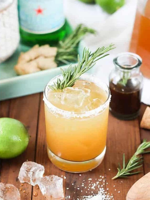 Rosemary Ginger Margaritas