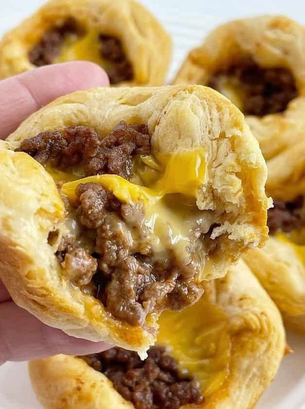 Cheeseburger Biscuit Cups