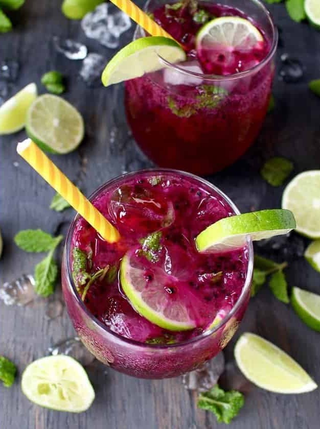 Dragon Fruit Juice Mojito