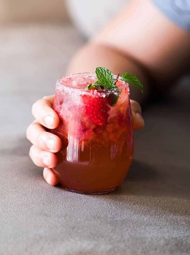 Mint Strawberry Moscow Mule