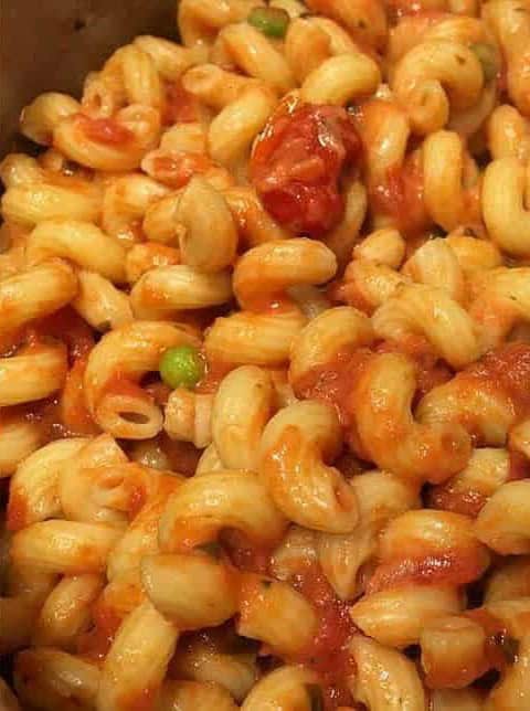 Cellentani Pasta in Roasted Cherry Tomato Sauce