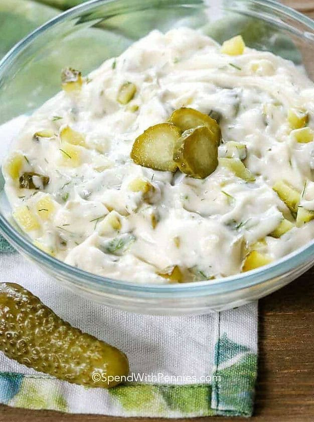 Dill Pickle Tartar Sauce