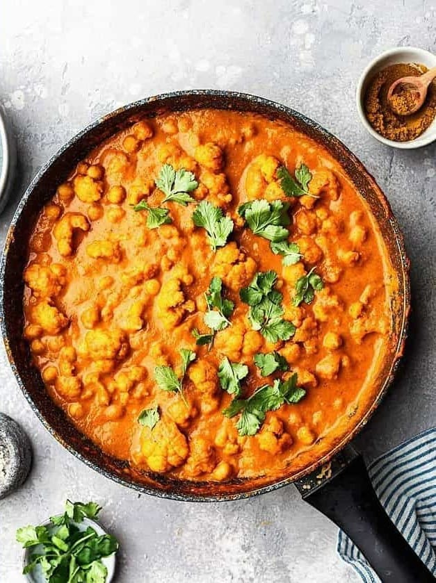 Cauliflower and Chickpea Curry