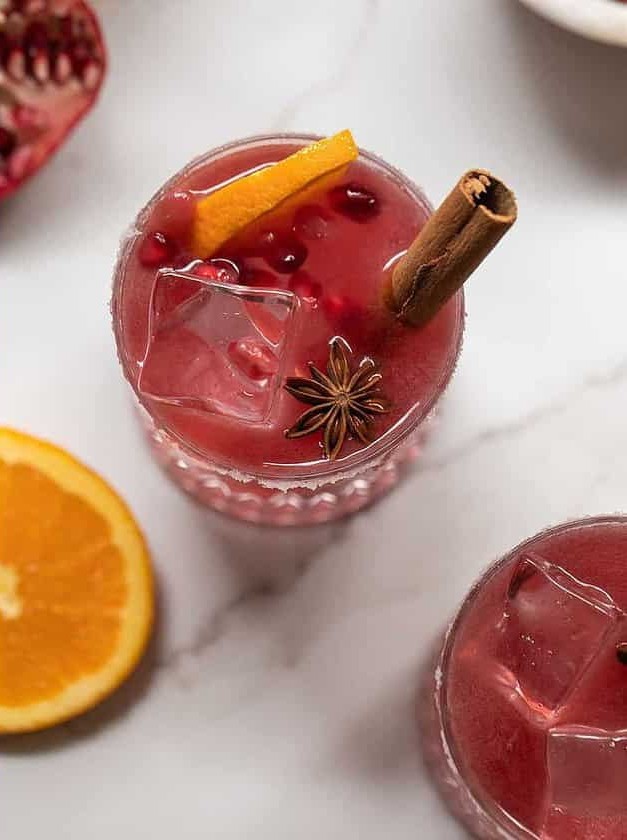 Cinnamon Pomegranate Margarita