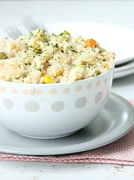 Crock Pot Turkey and Rice Casserole