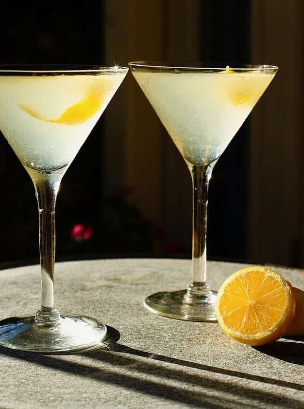 Lemon Vanilla Vodka Cocktail