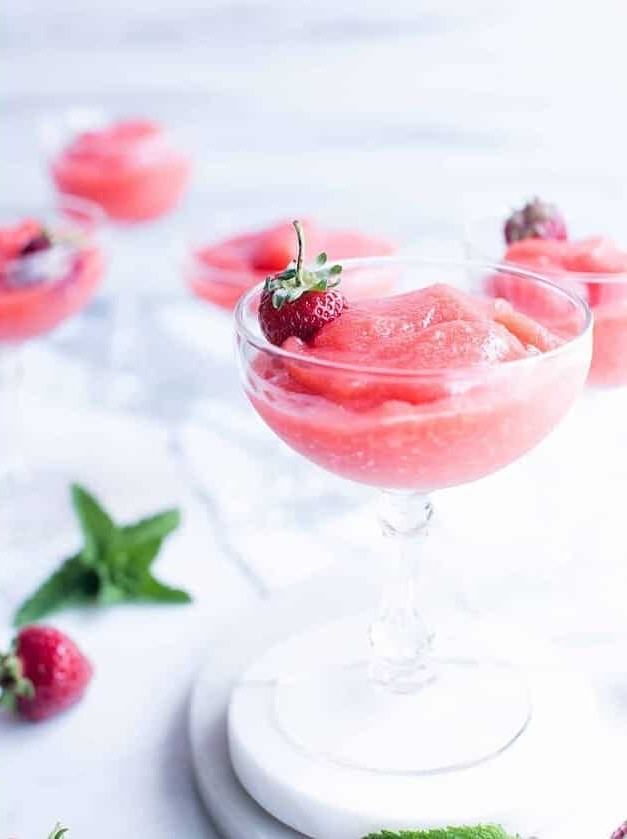 Strawberry Wine Slushies