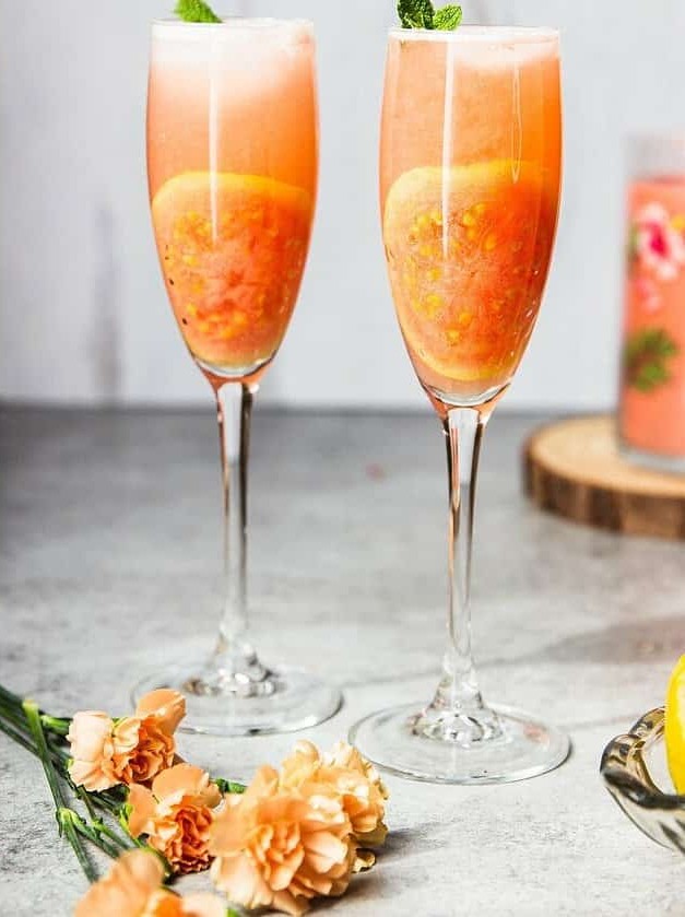 Guava Pear Mimosas