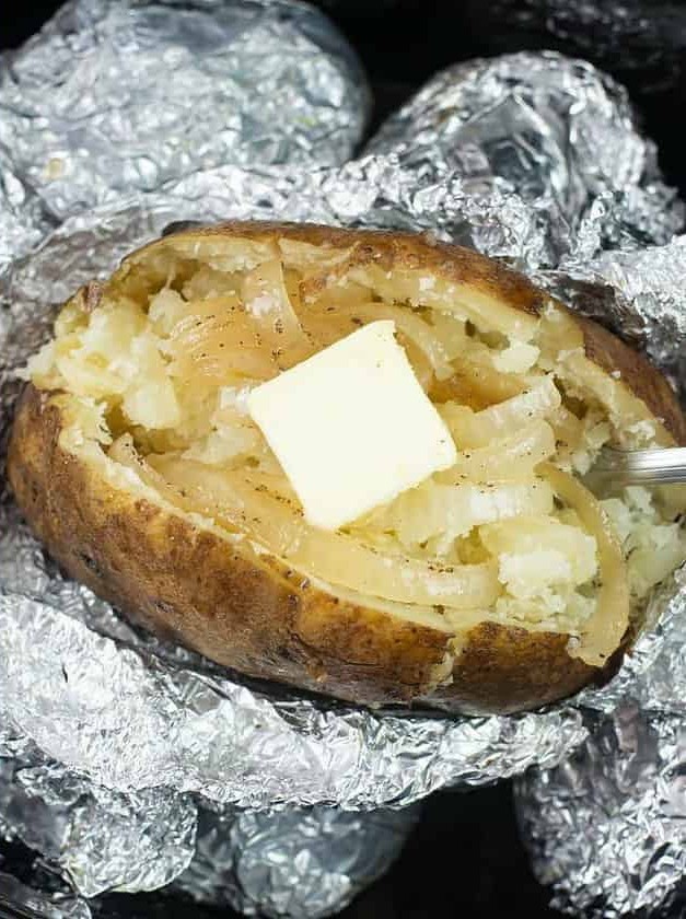 Crock Pot Baked Potatoes