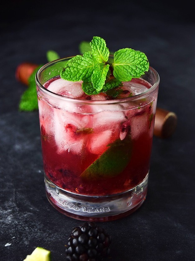 Blackberry Bourbon Smash