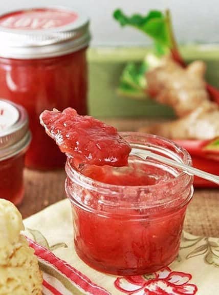 Rhubarb Ginger Jam