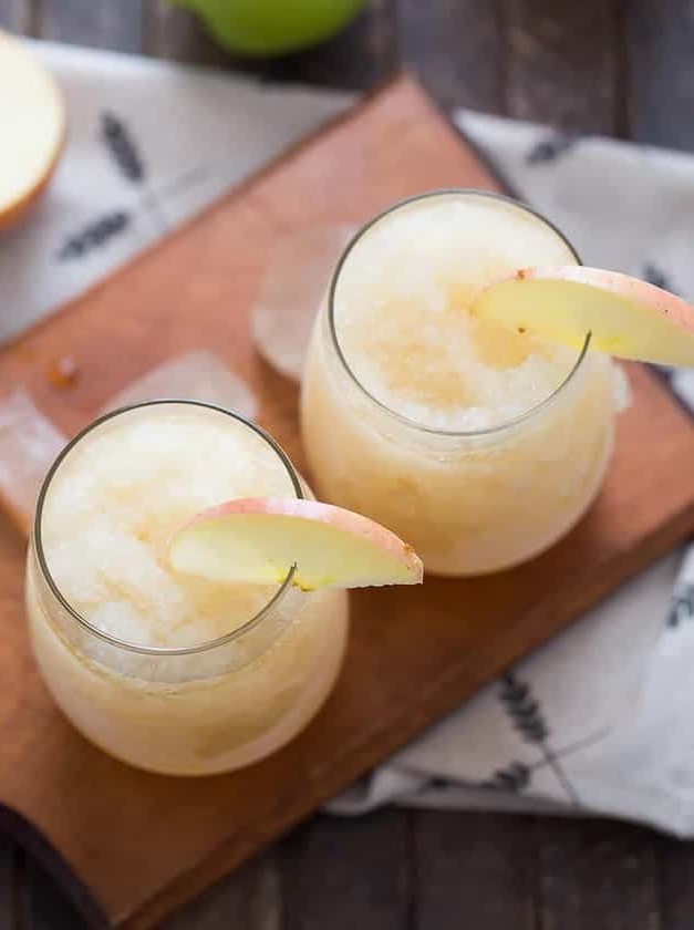 Caramel Apple Wine Slushies