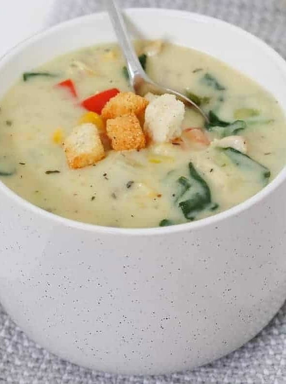 Creamy Chicken & Vegetable Soup