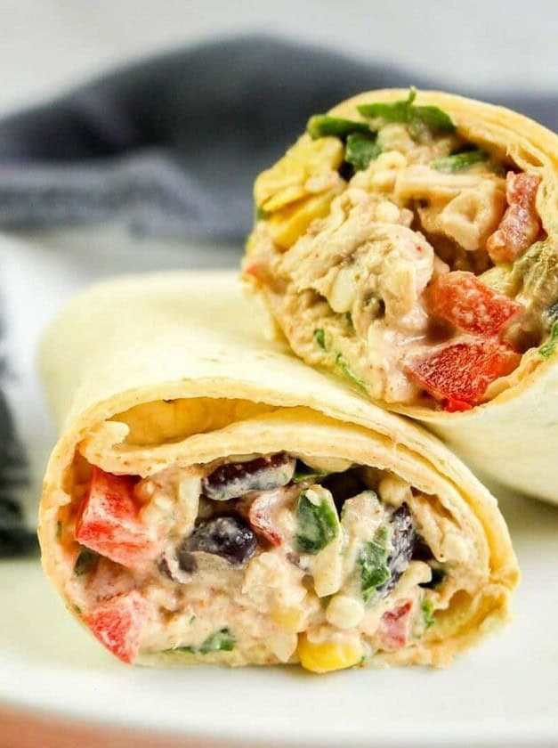 Easy Southwest Chicken Wrap