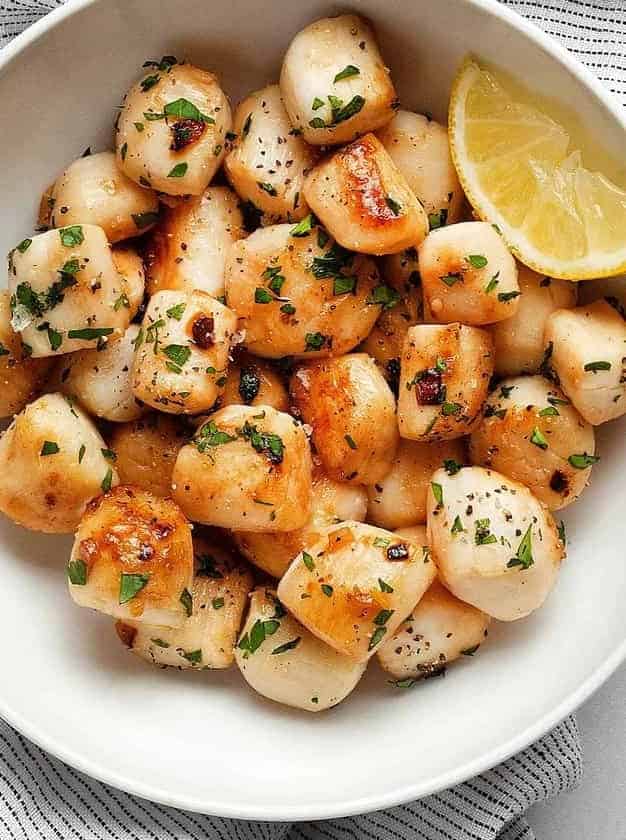 Seared Bay Scallops